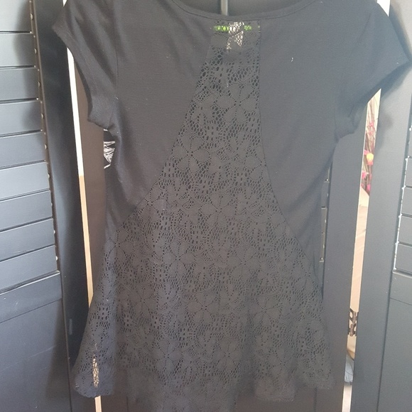 Hybrid Women's sz Small t shirt with lace - Picture 4 of 4
